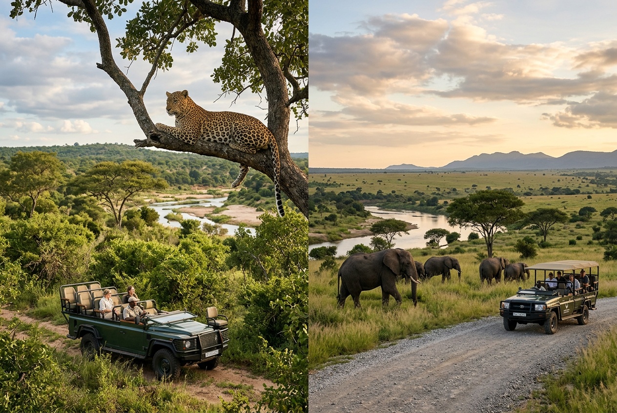 Comparison: Sabi Sand vs. Kruger National Park