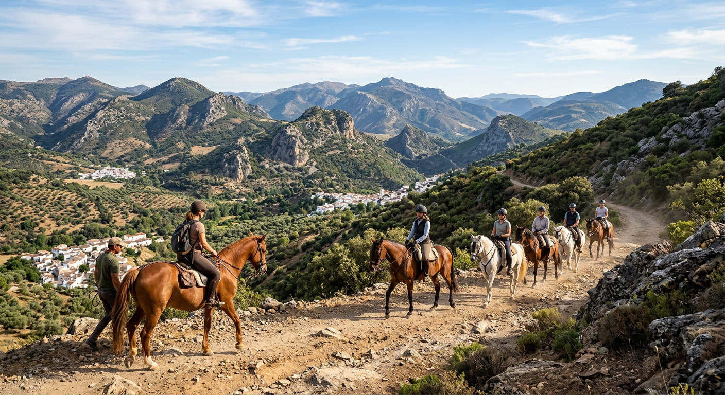 Horse-Riding in the Andalusian Sierras, Spain