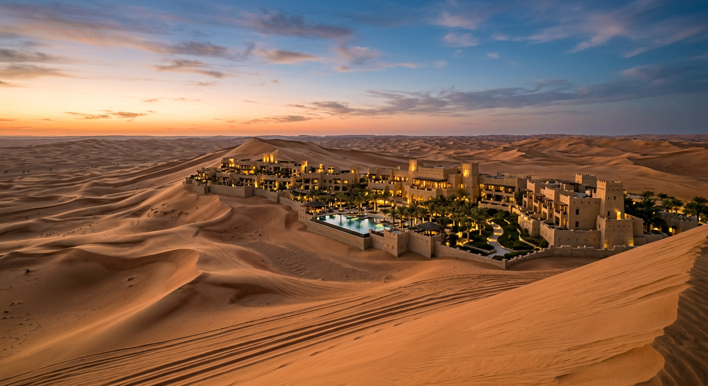The Desert Mirage of Qasr Al Sarab Desert Resort by Anantara