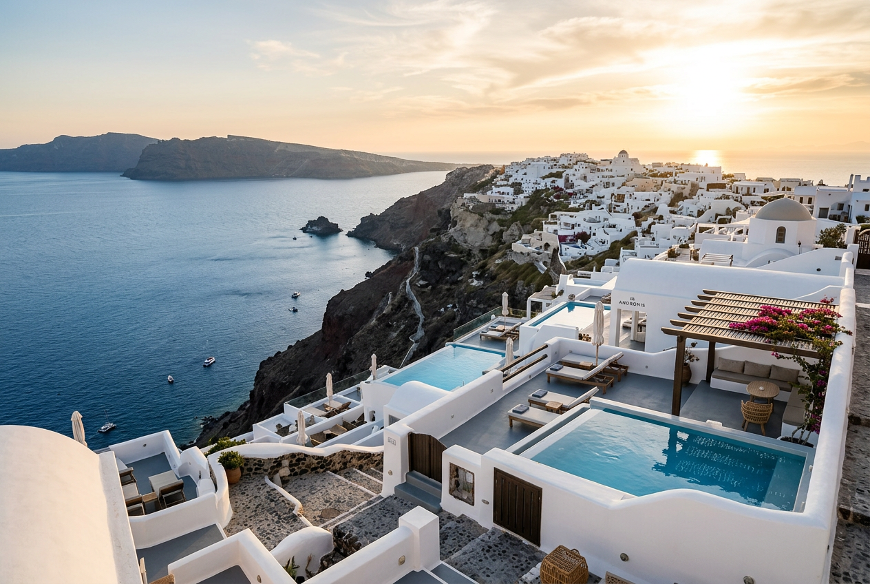 Selecting the Finest Santorini Luxury Hotels