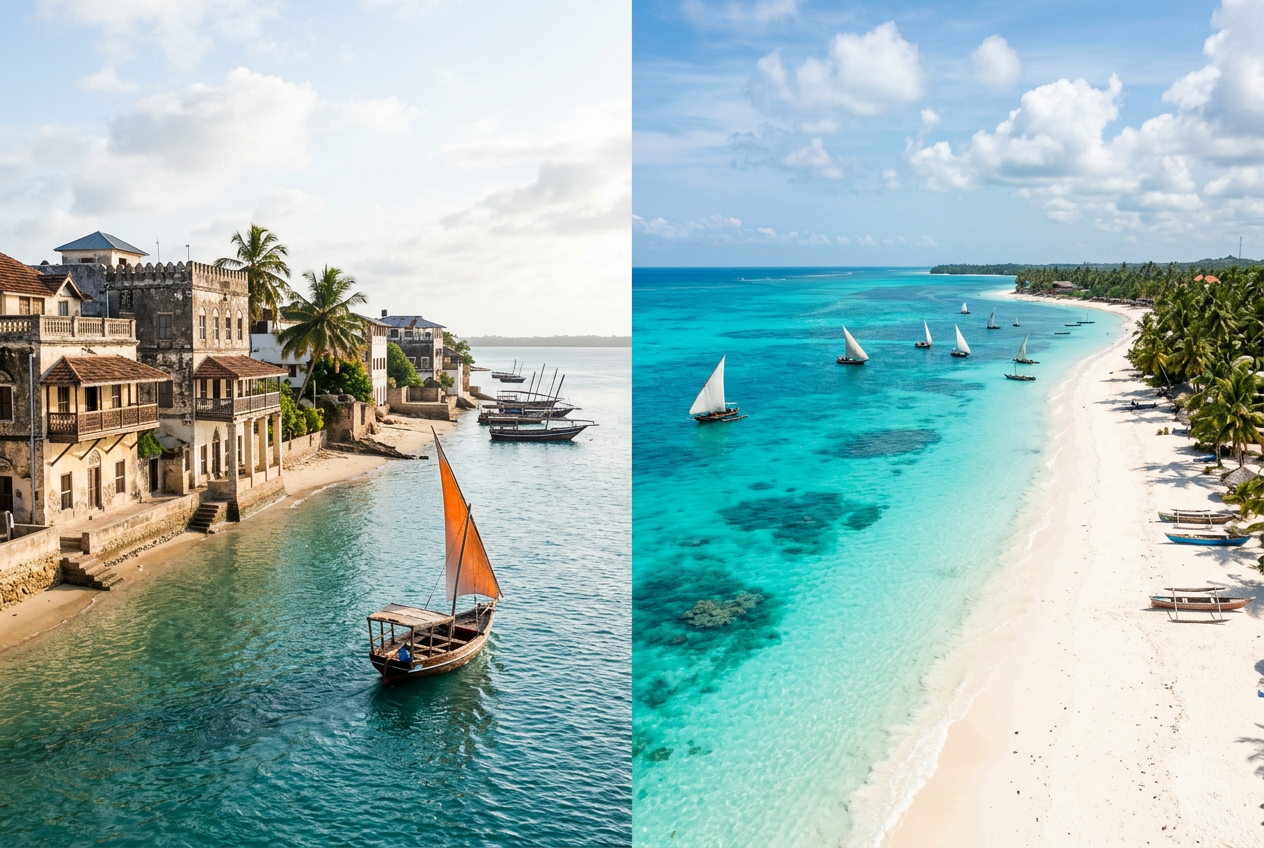 Beach Extensions: Lamu vs Zanzibar