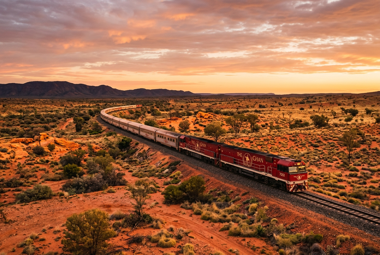 The Great Australian Outback by Luxury Rail