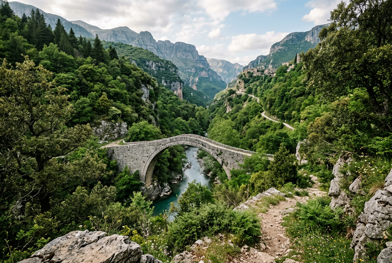 The Zagori Region, Greece: Stone Bridges and Deep Gorges