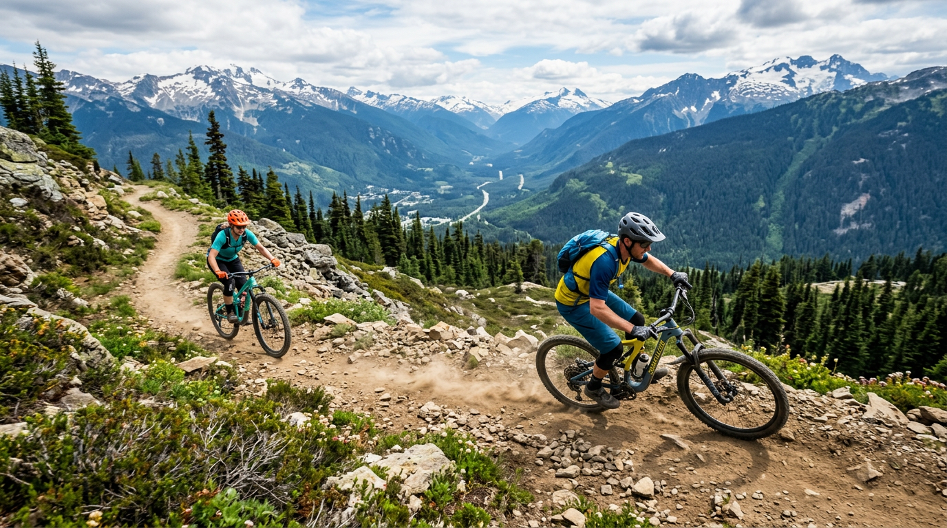Mountain Biking in Whistler, Canada
