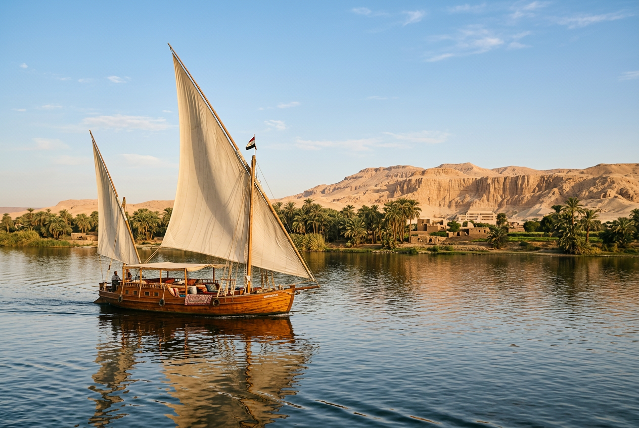 Cruising the Nile in a Private Dahabiya