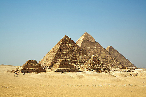 1. The Great Pyramids of Giza, Egypt